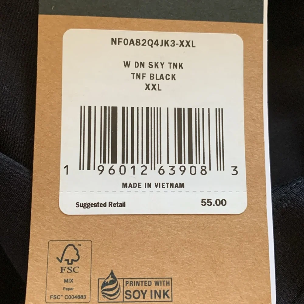 WOMEN'S THE NORTH FACE | DUNE SKY TANK | BLACK - Picture 4 of 9